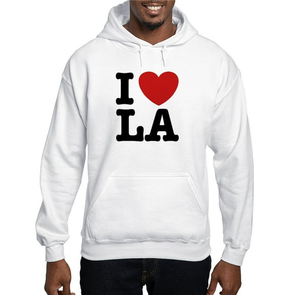 CafePress - I Love LA Hooded Sweatshirt - Pullover Hoodie, Hooded Sweatshirt