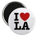 thumbnail image 1 of CafePress - I Love LA Magnet - 2.25" Round Magnet, Refrigerator Magnet, Button Magnet Style, 1 of 3