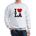 thumbnail image 1 of CafePress - I Love LA Sweatshirt - Crew Neck Sweatshirt, 1 of 4