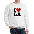 thumbnail image 1 of CafePress - I Love LA Sweatshirt - Crew Neck Sweatshirt, 1 of 4