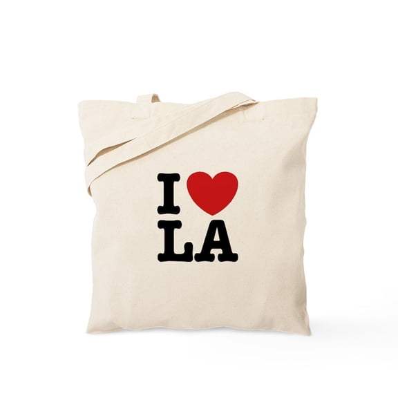 CafePress - I Love LA Tote Bag - Unisex Canvas Tote Bag, Beige, 1-Piece