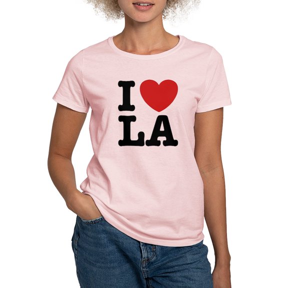 CafePress - I Love LA Women's Light T Shirt - Women's Classic T-Shirt