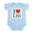 thumbnail image 1 of CafePress - I Love LBI Infant Bodysuit - Baby Light Bodysuit, Size Newborn - 24 Months, 1 of 4