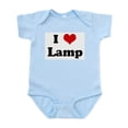 thumbnail image 1 of CafePress - I Love Lamp Infant Bodysuit - Baby Light Bodysuit, Size Newborn - 24 Months, 1 of 4