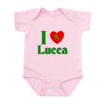 thumbnail image 1 of CafePress - I Love Lucca Infant Bodysuit - Baby Light Bodysuit, Size Newborn - 24 Months, 1 of 4