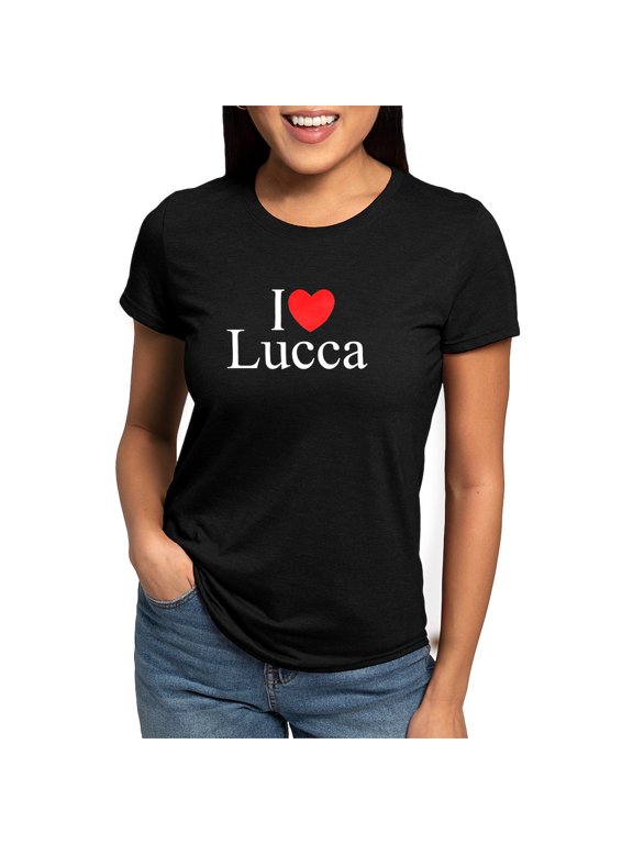 - I Love Lucca Women's Deluxe T Shirt - Womens Tri-blend T-Shirt