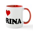 thumbnail image 1 of CafePress - I Love MADRINA Mug - 11 oz Ceramic Mug - Novelty Coffee Tea Cup, 1 of 6