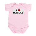 thumbnail image 1 of CafePress - I Love MATLAB Infant Bodysuit - Baby Light Bodysuit, Size Newborn - 24 Months, 1 of 4