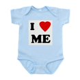 thumbnail image 1 of CafePress - I Love ME Infant Bodysuit - Baby Light Bodysuit, Size Newborn - 24 Months, 1 of 4
