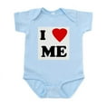 thumbnail image 1 of CafePress - I Love ME Infant Bodysuit - Baby Light Bodysuit, Size Newborn - 24 Months, 1 of 4