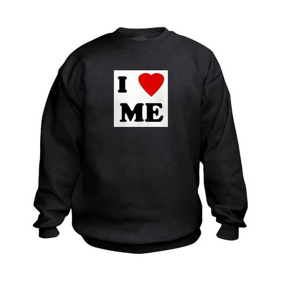 CafePress - I Love ME Kids Sweatshirt - Kids Sweatshirt, Youth Crew Neck Sweatshirt