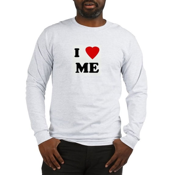 CafePress - I Love ME Long Sleeve T Shirt - Unisex Cotton Long Sleeve T-Shirt