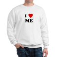 thumbnail image 1 of CafePress - I Love ME Sweatshirt - Crew Neck Sweatshirt, 1 of 4