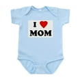 thumbnail image 1 of CafePress - I Love MOM Infant Bodysuit - Baby Light Bodysuit, Size Newborn - 24 Months, 1 of 4
