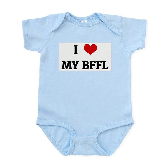 CafePress - I Love MY BFFL Infant Bodysuit - Baby Light Bodysuit, Size Newborn - 24 Months
