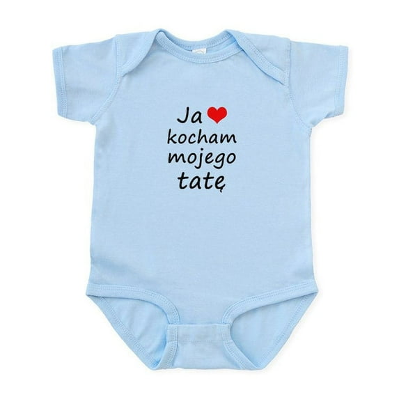 CafePress - I Love MY Dad (Polish) Infant Bodysuit - Baby Light Bodysuit, Size Newborn - 24 Months