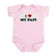 thumbnail image 1 of CafePress - I Love MY PAPI Infant Bodysuit - Baby Light Bodysuit, Size Newborn - 24 Months, 1 of 4