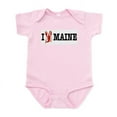 thumbnail image 1 of CafePress - I Love Maine Infant Creeper - Baby Light Bodysuit, Size Newborn - 24 Months, 1 of 4