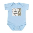 thumbnail image 1 of CafePress - I Love Mama Infant Bodysuit - Baby Light Bodysuit, Size Newborn - 24 Months, 1 of 4