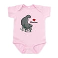 thumbnail image 1 of CafePress - I Love Manatees Infant Bodysuit - Baby Light Bodysuit, Size Newborn - 24 Months, 1 of 4
