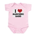 thumbnail image 1 of CafePress - I Love Marching Band Infant Creeper - Baby Light Bodysuit, Size Newborn - 24 Months, 1 of 4