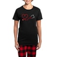 thumbnail image 1 of CafePress - I Love Medicine Pajamas - Women's Short Sleeve Print T-Shirt and Pants Dark Cotton Pajama Set, 1 of 7