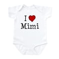 thumbnail image 1 of CafePress - I Love Mimi Infant Bodysuit - Baby Light Bodysuit, Size Newborn - 24 Months, 1 of 4