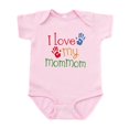 thumbnail image 1 of CafePress - I Love Mommom Infant Bodysuit - Baby Light Bodysuit, Size Newborn - 24 Months, 1 of 4