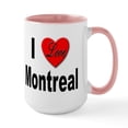 thumbnail image 1 of CafePress - I Love Montreal Quebec Large Mug - 15 oz Ceramic Large White Novelty Mug, 1 of 4