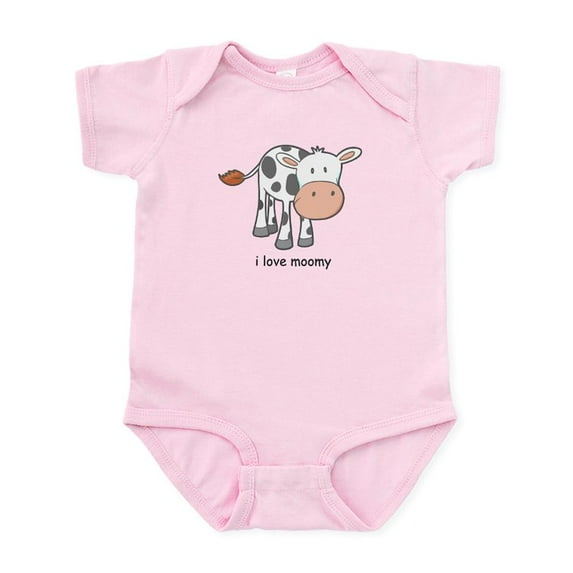 CafePress - I Love Moomy Infant Bodysuit - Baby Light Bodysuit, Size Newborn - 24 Months