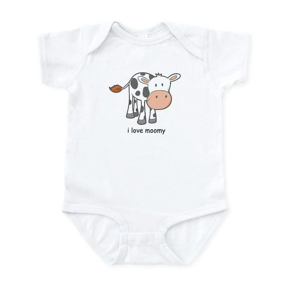 CafePress - I Love Moomy Infant Bodysuit - Baby Light Bodysuit, Size Newborn - 24 Months