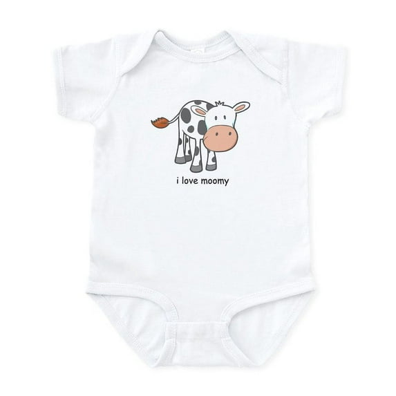 CafePress - I Love Moomy Infant Bodysuit - Baby Light Bodysuit, Size Newborn - 24 Months