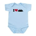 thumbnail image 1 of CafePress - I Love Mountains Infant Bodysuit - Baby Light Bodysuit, Size Newborn - 24 Months, 1 of 4