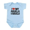thumbnail image 1 of CafePress - I Love My Abuela And Abuelo, Infant Bodysuit - Baby Light Bodysuit, Size Newborn - 24 Months, 1 of 4