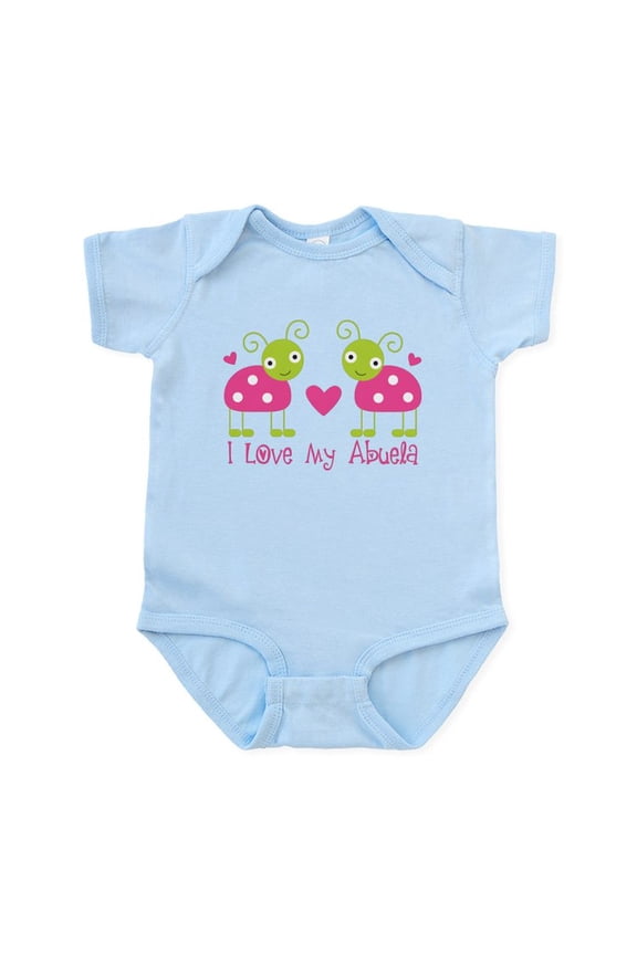 - I Love My Abuela Ladybug Infant Bodysuit - Baby Light Bodysuit, Size Newborn - 24 Months