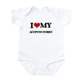 thumbnail image 1 of CafePress - I Love My Acupuncturist Body Suit - Baby Light Bodysuit, Size Newborn - 24 Months, 1 of 4
