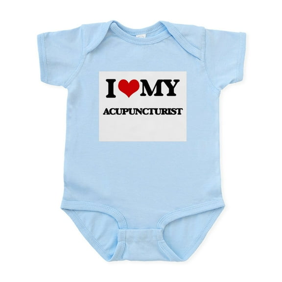 CafePress - I Love My Acupuncturist Body Suit - Baby Light Bodysuit, Size Newborn - 24 Months