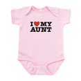 thumbnail image 1 of CafePress - I Love My Aunt Infant Bodysuit - Baby Light Bodysuit, Size Newborn - 24 Months, 1 of 4