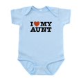 thumbnail image 1 of CafePress - I Love My Aunt Infant Bodysuit - Baby Light Bodysuit, Size Newborn - 24 Months, 1 of 4