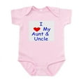 thumbnail image 1 of CafePress - I Love My Aunt & Uncle Infant Bodysuit - Baby Light Bodysuit, Size Newborn - 24 Months, 1 of 4