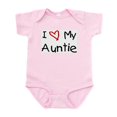 thumbnail image 1 of CafePress - I Love My Auntie Infant Bodysuit - Baby Light Bodysuit, Size Newborn - 24 Months, 1 of 4