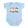 thumbnail image 1 of CafePress - I Love My Auntie Infant Bodysuit - Baby Light Bodysuit, Size Newborn - 24 Months, 1 of 4