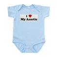 thumbnail image 1 of CafePress - I Love My Auntie Infant Bodysuit - Baby Light Bodysuit, Size Newborn - 24 Months, 1 of 4