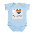 thumbnail image 1 of CafePress - I Love My Aunties! Infant Creeper - Baby Light Bodysuit, Size Newborn - 24 Months, 1 of 4