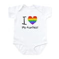 thumbnail image 1 of CafePress - I Love My Aunties! Infant Creeper - Baby Light Bodysuit, Size Newborn - 24 Months, 1 of 4
