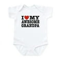 thumbnail image 1 of CafePress - I Love My Awesome Grandpa Infant Bodysuit - Baby Light Bodysuit, Size Newborn - 24 Months, 1 of 4