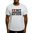 thumbnail image 1 of CafePress - I Love My Awesome Hot Wife Light T Shirt - Men's Classic Graphic T-Shirt, 1 of 4