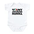 thumbnail image 1 of CafePress - I Love My Awesome Nonna Infant Bodysuit - Baby Light Bodysuit, Size Newborn - 24 Months, 1 of 4