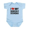 thumbnail image 1 of CafePress - I Love My Babcia And Dziadek Infant Bodysuit - Baby Light Bodysuit, Size Newborn - 24 Months, 1 of 4