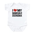thumbnail image 1 of CafePress - I Love My Babcia And Dziadek Infant Bodysuit - Baby Light Bodysuit, Size Newborn - 24 Months, 1 of 4